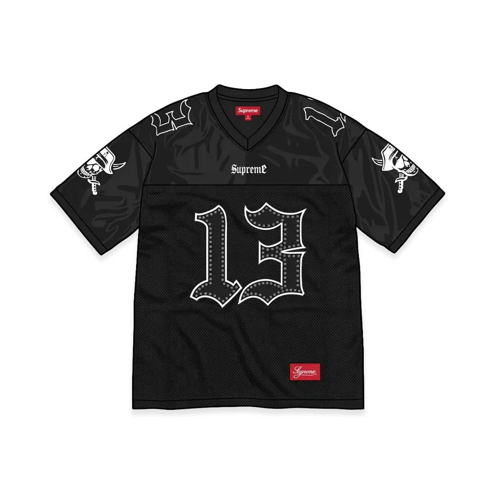 Supreme x b.b. Simon Football Jersey "Black"
