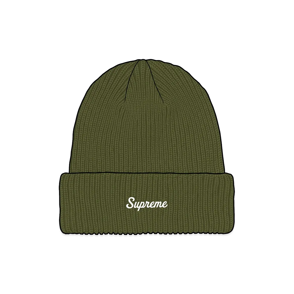 Supreme Loose Gauge Beanie (26FW) "Olive"
