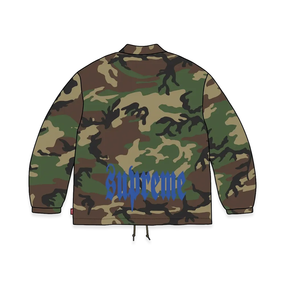 Supreme Coaches Jacket "Woodland Camo"