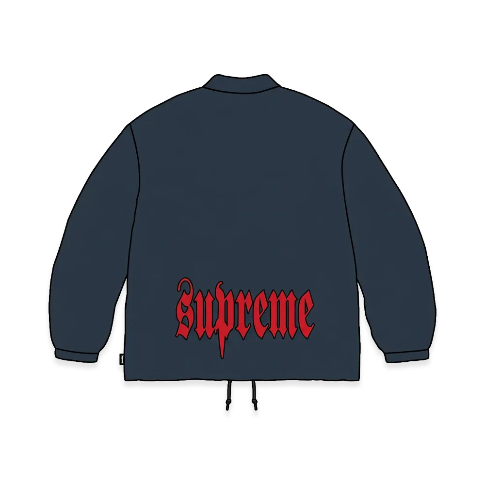 Supreme Coaches Jacket "Navy"