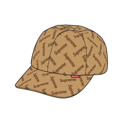 Supreme Monogram Jacquard 6-Panel "Tan"