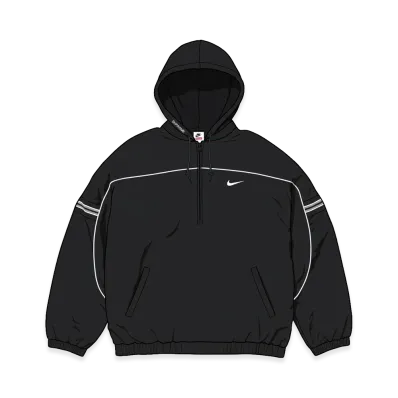 Supreme x Nike Nylon Hooded Jacket "Black"