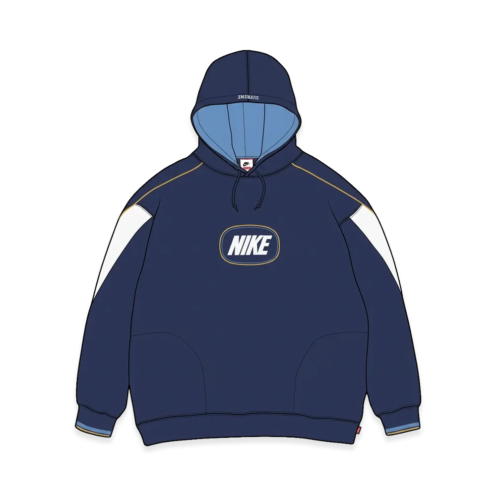 Supreme x Nike Hooded Sweatshirt "Navy"