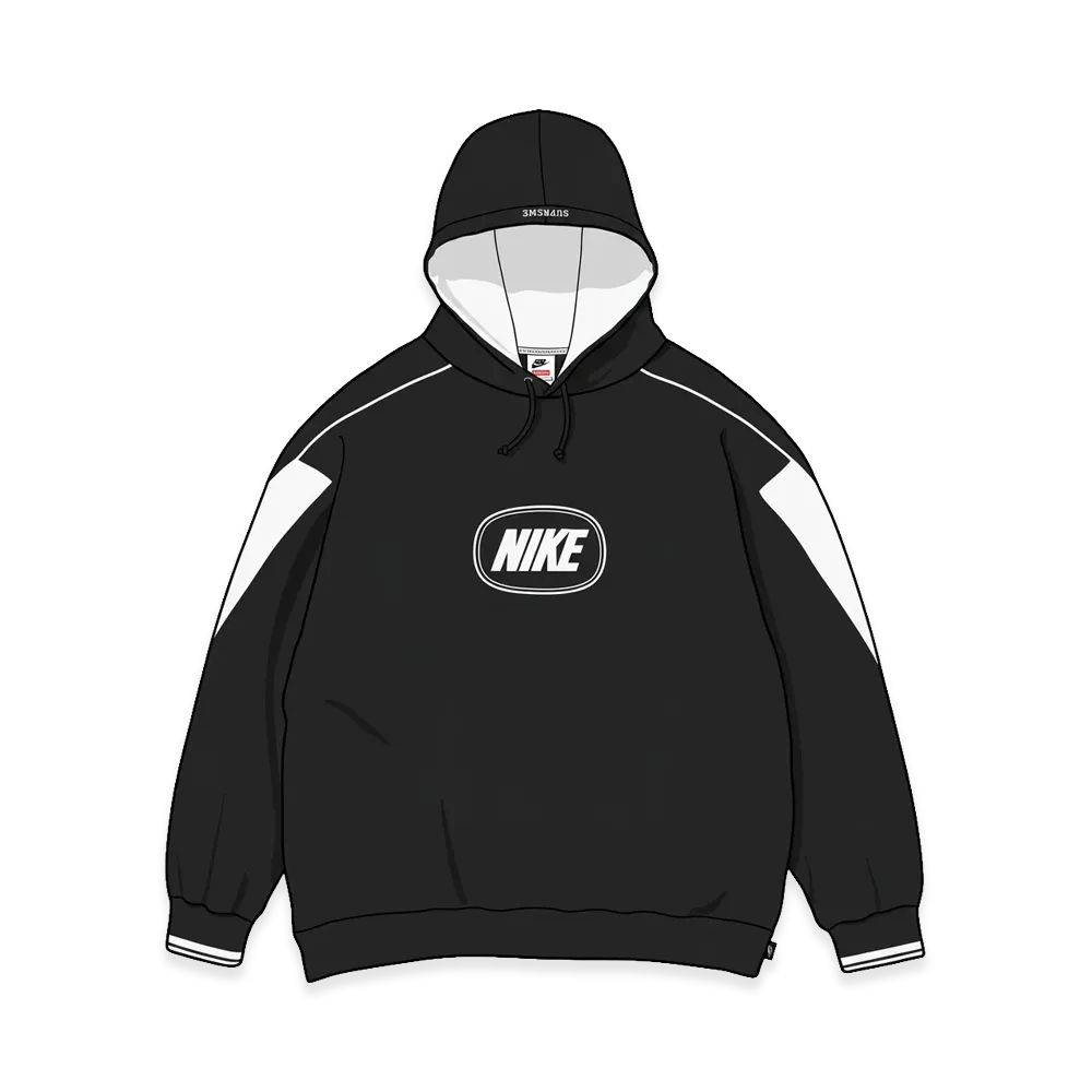 Supreme x Nike Hooded Sweatshirt "Black"
