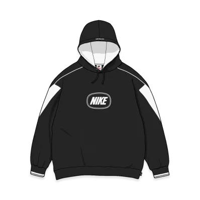 Supreme x Nike Hooded Sweatshirt "Black"