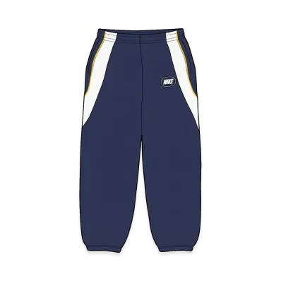 Supreme x Nike Paneled Sweatpant "Navy"