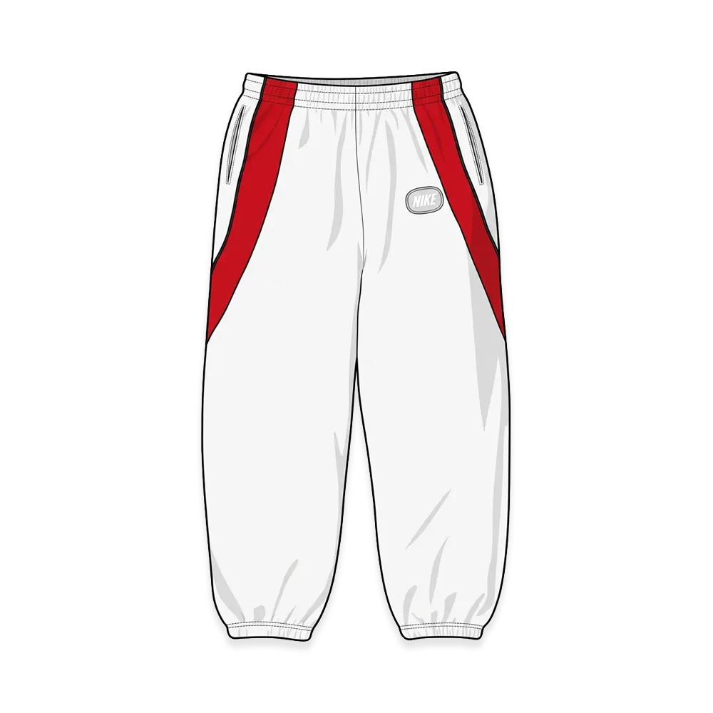 Supreme x Nike Paneled Sweatpant "White"
