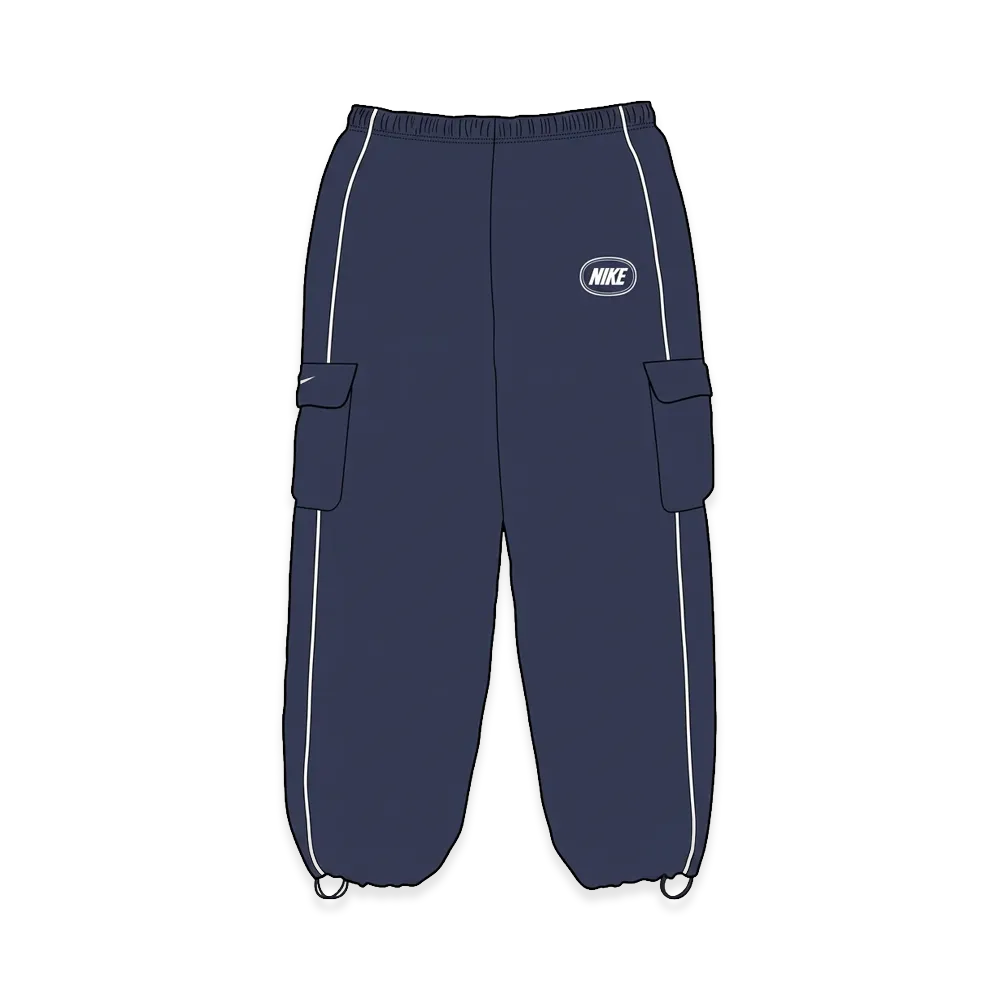 Supreme x Nike Nylon Cargo Pant "Navy"