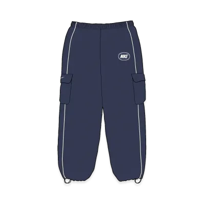 Supreme x Nike Nylon Cargo Pant "Navy"