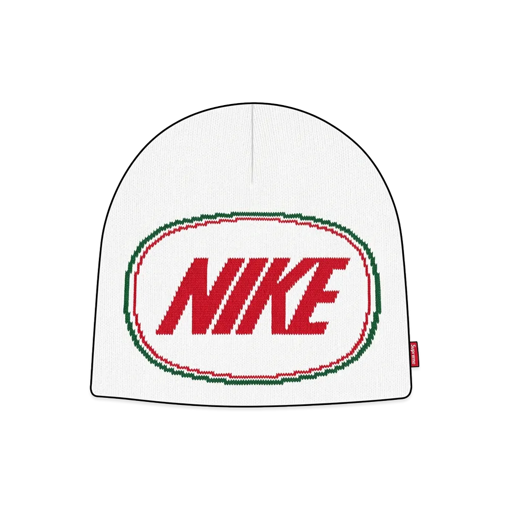 Supreme x Nike Oval Beanie "White"