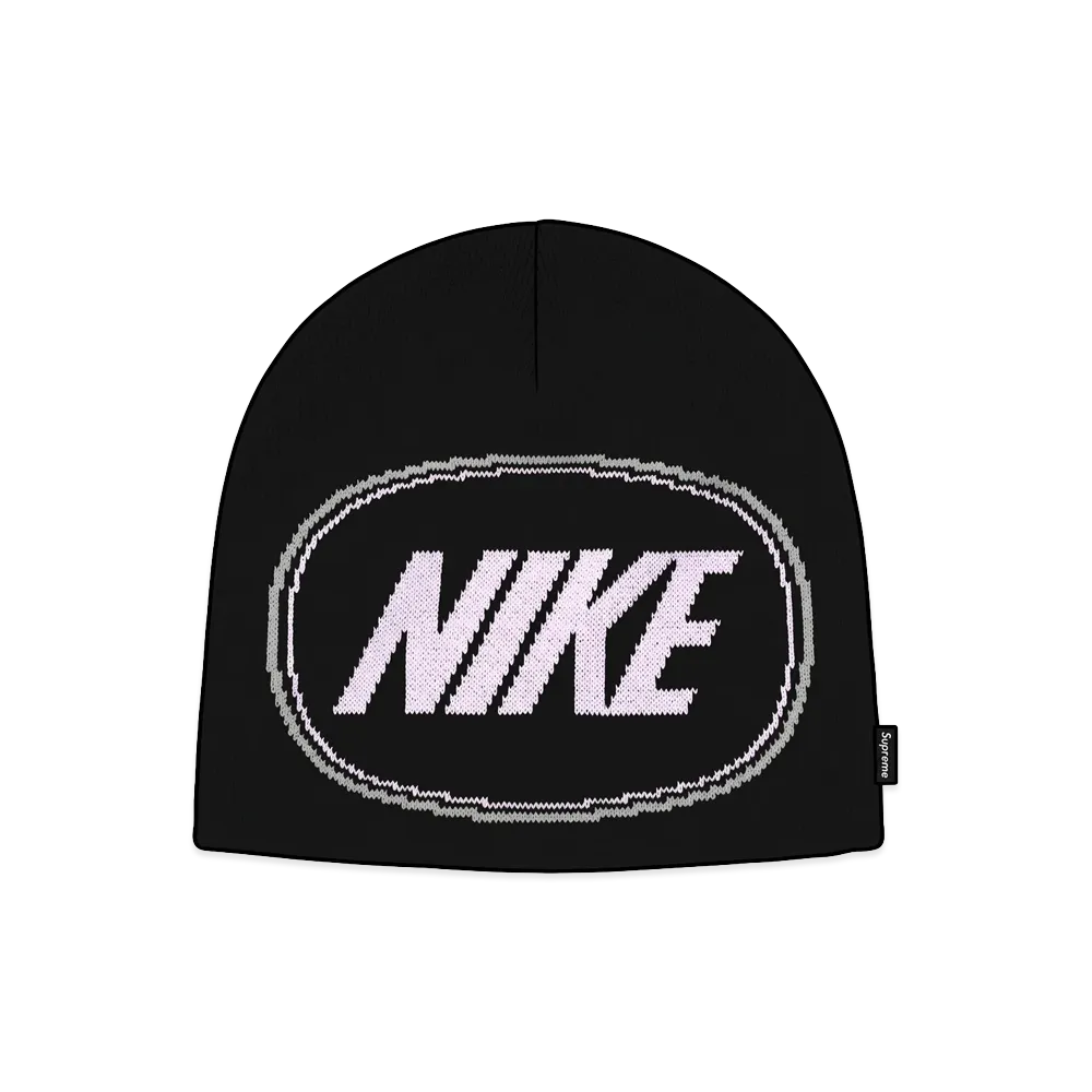Supreme x Nike Oval Beanie "Black"