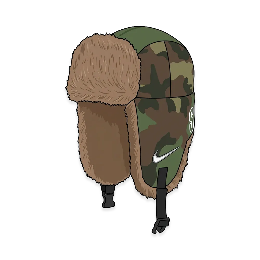 Supreme x Nike Trooper Hat "Woodland Camo"