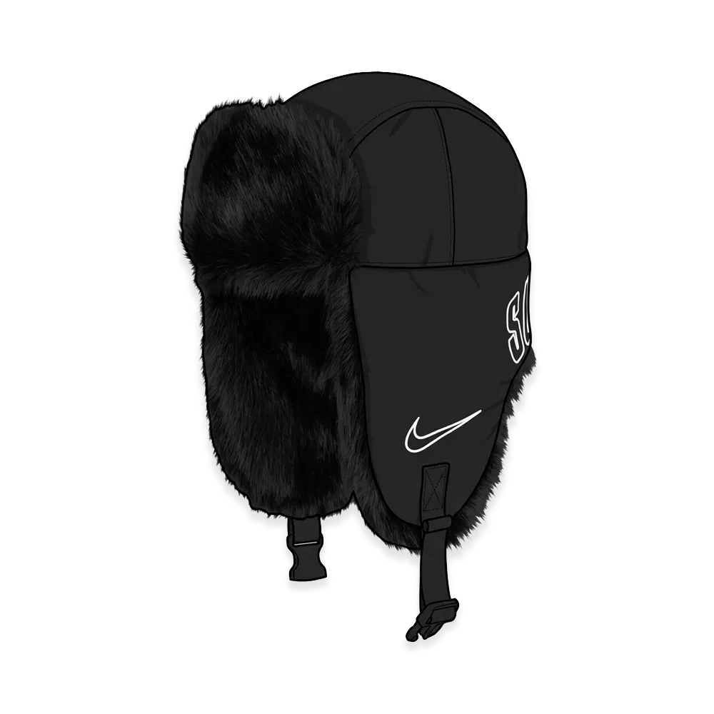 Supreme x Nike Trooper Hat "Black"