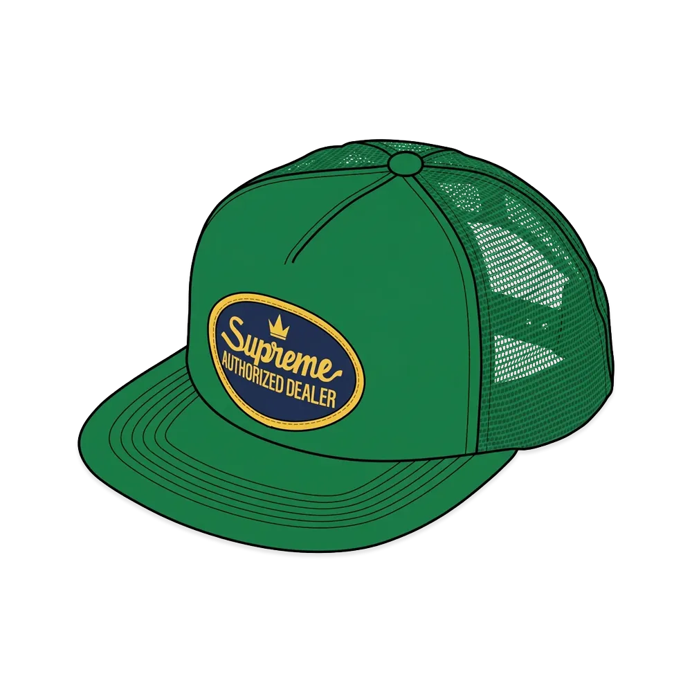 Supreme Authorized Mesh Back 5-Panel "Green"