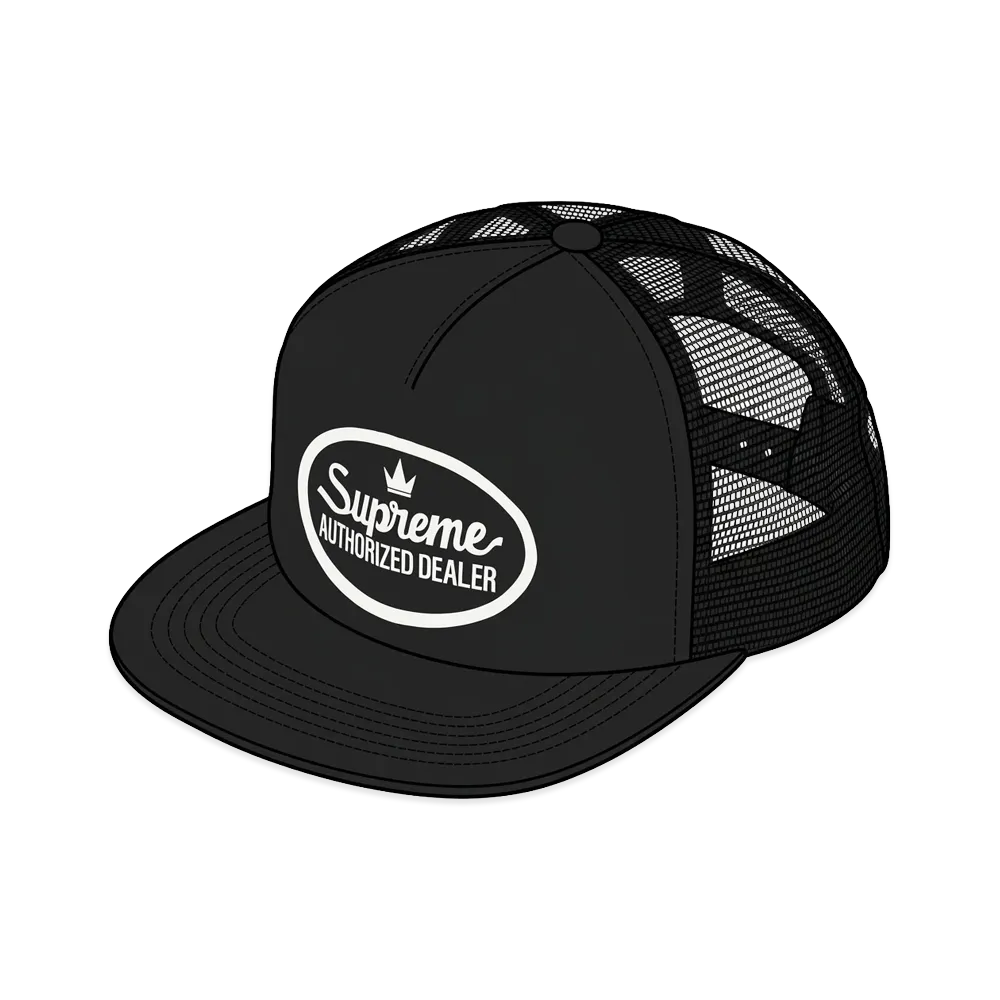 Supreme Authorized Mesh Back 5-Panel "Black"