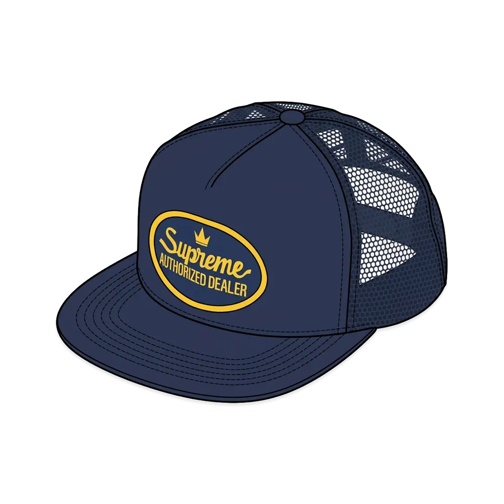 Supreme Authorized Mesh Back 5-Panel "Navy"