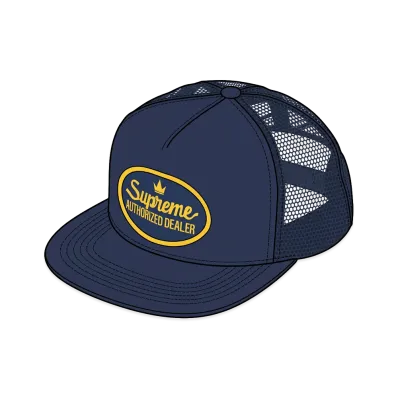 Supreme Authorized Mesh Back 5-Panel "Navy"