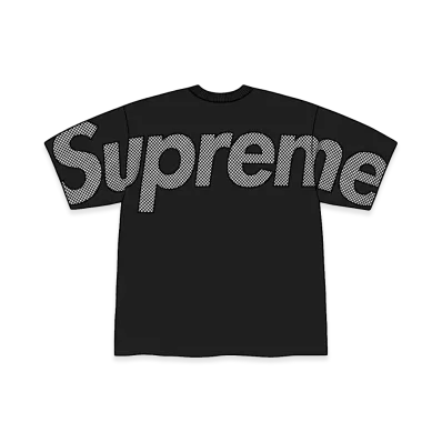 Supreme Checkerboard Intarsia S/S Top "Black"