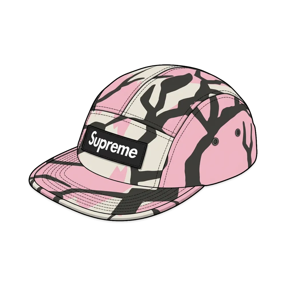 Supreme Military Camp Cap (26FW) "Pink Predator Camo"