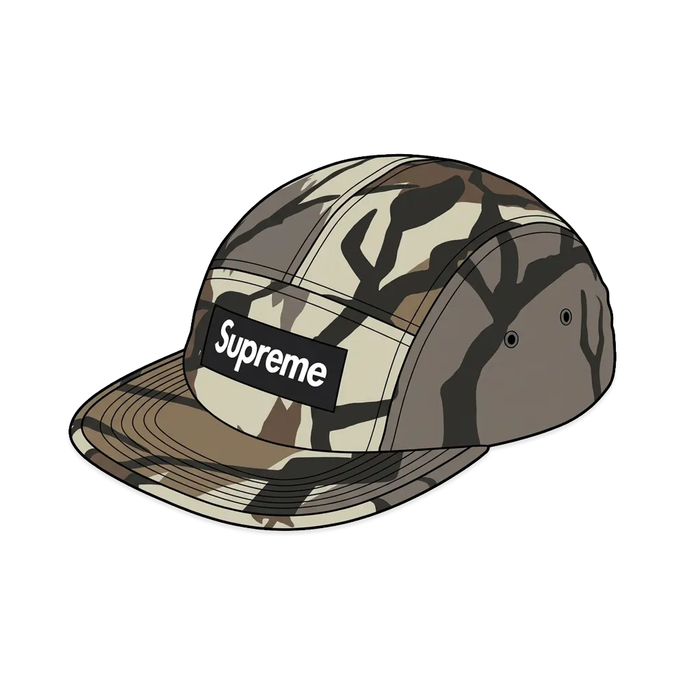 Supreme Military Camp Cap (26FW) "Fall Grey Predator Camo"