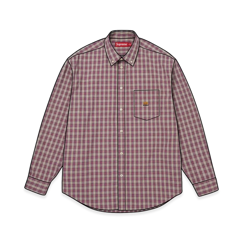 Supreme Mini Plaid Shirt "Pink"
