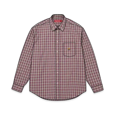 Supreme Mini Plaid Shirt "Pink"