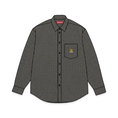 Supreme Mini Plaid Shirt "Black"