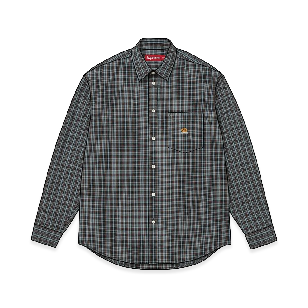 Supreme Mini Plaid Shirt "Brown"