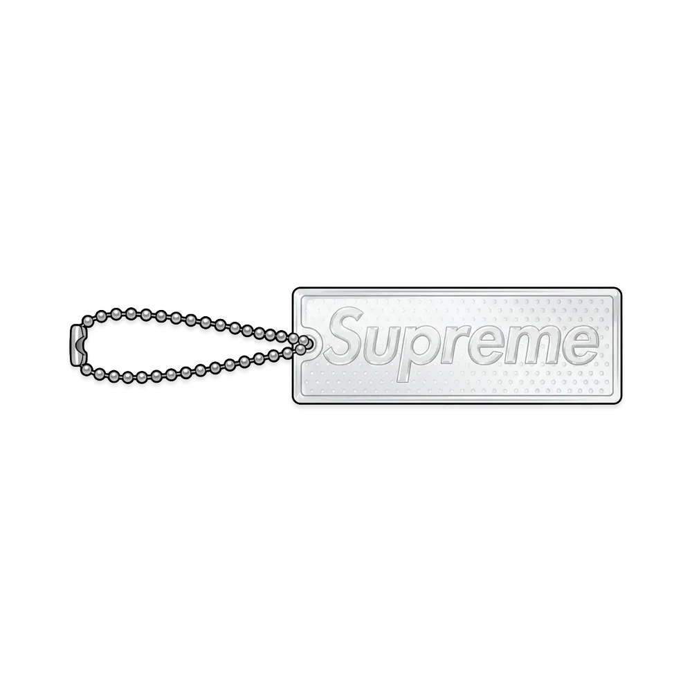 Supreme Reflective Keychain "Clear"