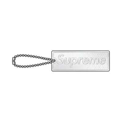 Supreme Reflective Keychain "Clear"