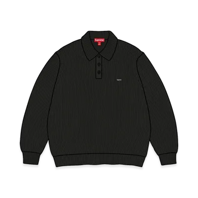 Supreme Small Box Sweater Polo (26FW) "Black"