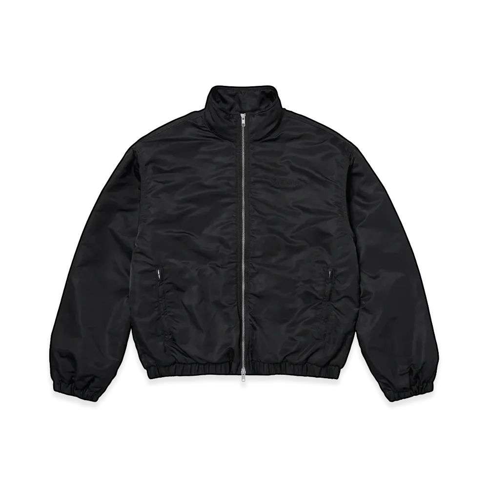 Supreme Stand Collar Lined Nylon Jacket "Black"