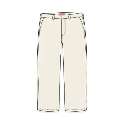 Supreme Work Pant (26FW) "White"
