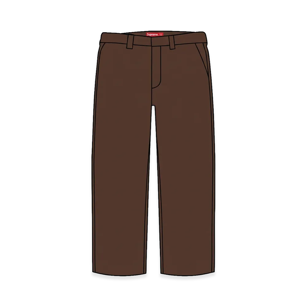 Supreme Work Pant (26FW) "Brown"