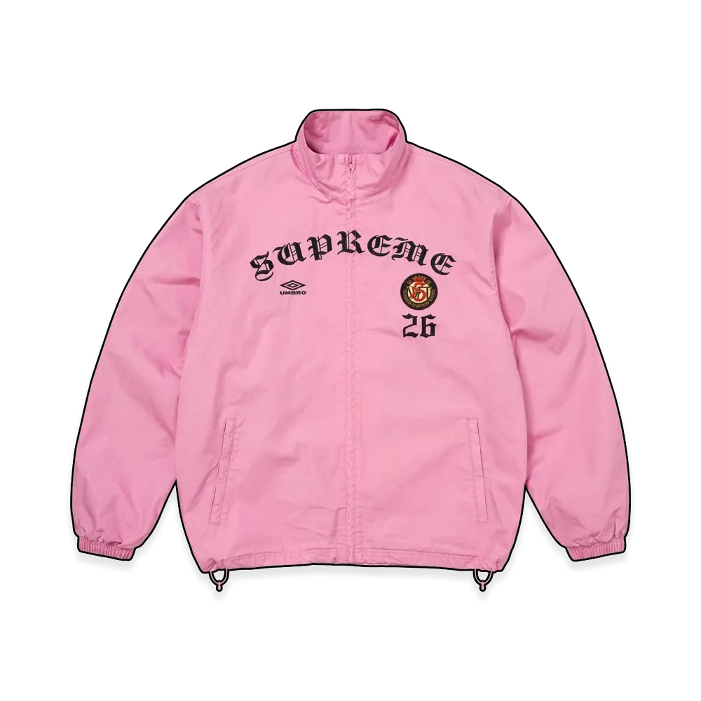 Supreme x Umbro Cotton Ripstop Track Jacket "Pink"