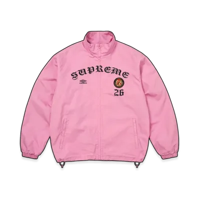 Supreme x Umbro Cotton Ripstop Track Jacket "Pink"
