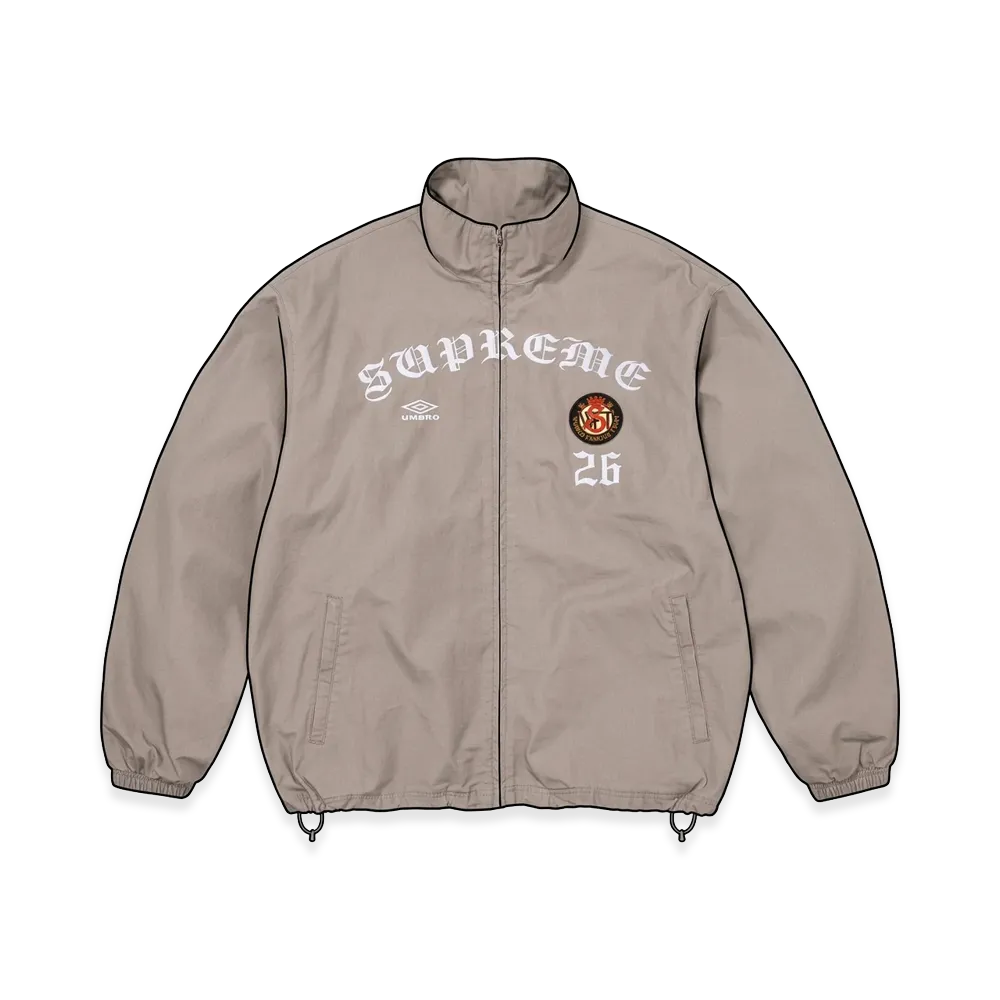 Supreme x Umbro Cotton Ripstop Track Jacket "Grey"
