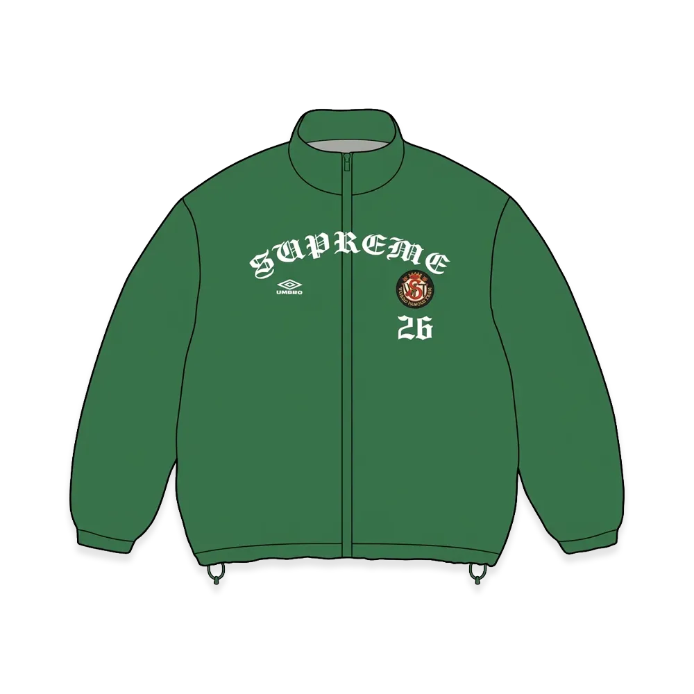 Supreme x Umbro Cotton Ripstop Track Jacket "Green"
