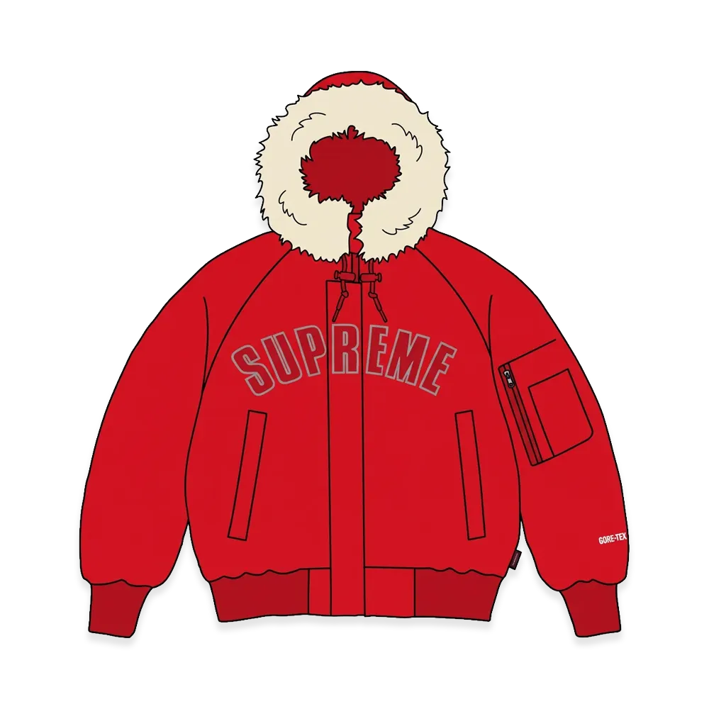 Supreme GORE-TEX N-2B Jacket "Red"