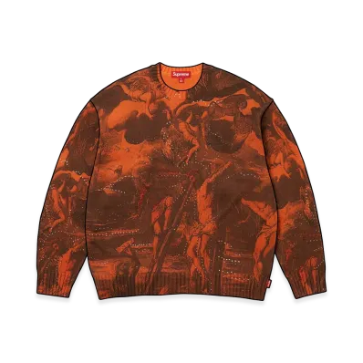 Supreme Crucifixion Sweater "Orange"
