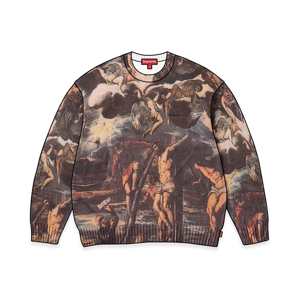 Supreme Crucifixion Sweater "Multicolor"