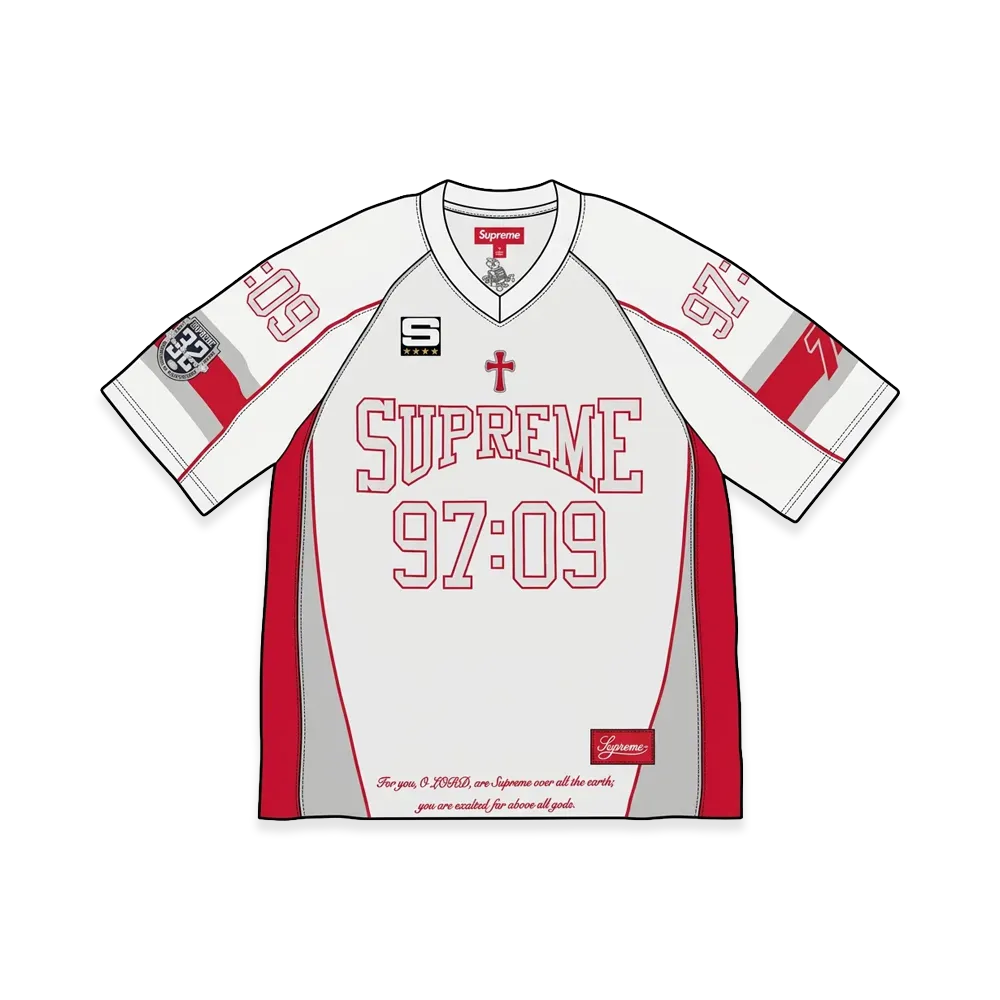 Supreme Disciples Football Jersey "White"