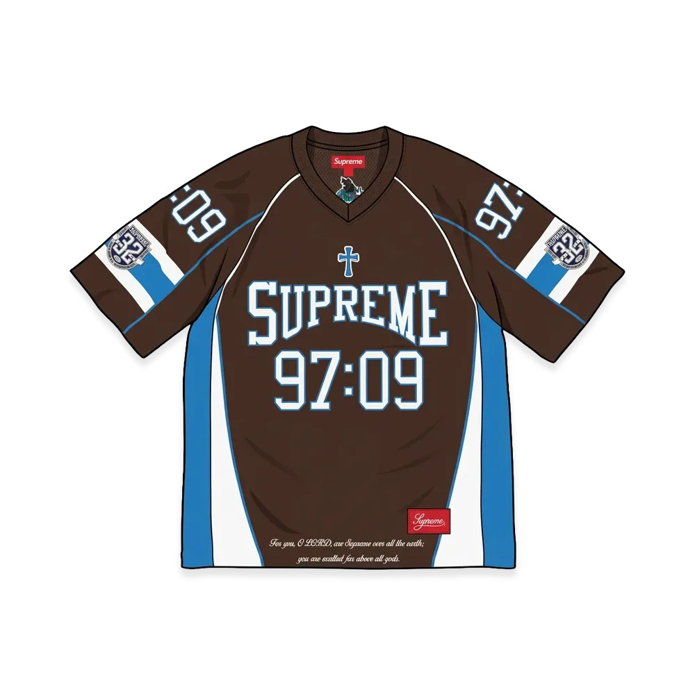Supreme Disciples Football Jersey "Brown"