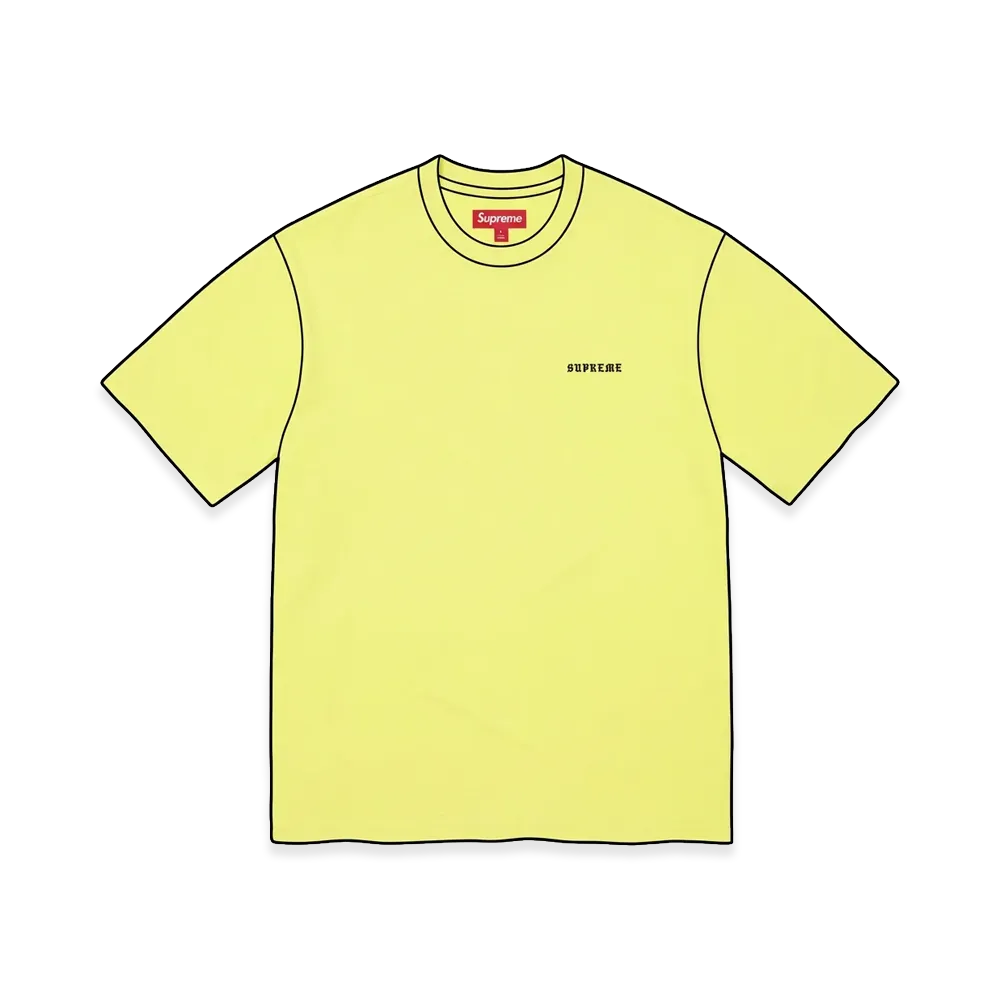 Supreme Washed S/S Top "Yellow"