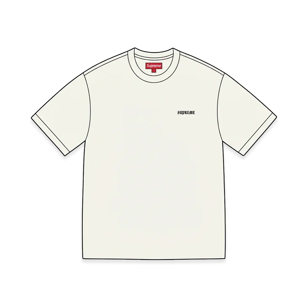 Supreme Washed S/S Top "White"