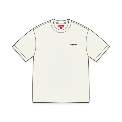 Supreme Washed S/S Top "White"