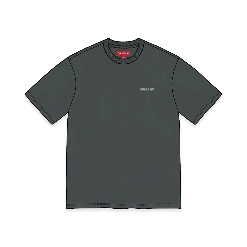 Supreme Washed S/S Top "Black"