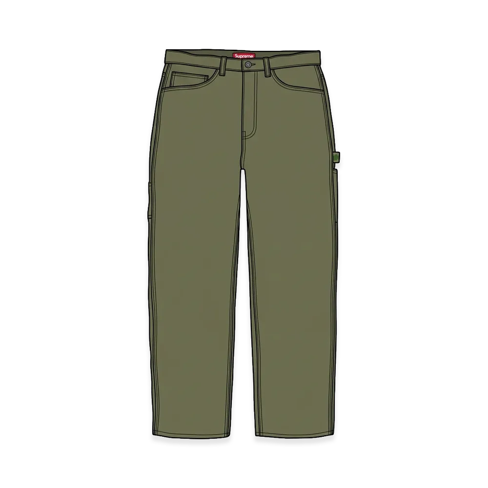 Supreme Painter Pant "Olive"