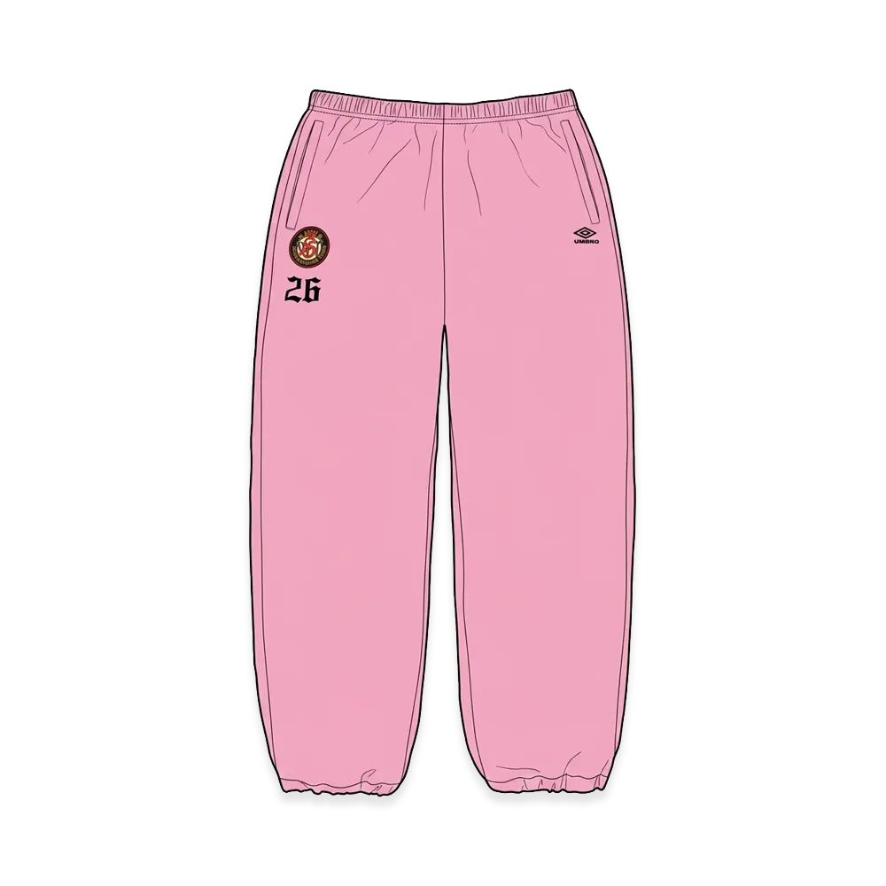 Supreme x Umbro Cotton Ripstop Track Pant "Pink"