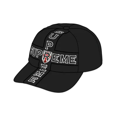 Supreme Cross 6-Panel "Black"